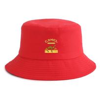 Reversible Camel Desert Print Bucket Hat Retro FisherUnisex Cap for Unisex Women Summer Outdoor Sun Protection Travel Beach Hat