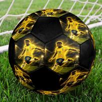 1pc Neymar Soccer Ball Size 5 Indoor Soccer Ball Fashion Colorful Backyard Game - Great For Sports Fans Gift HE48