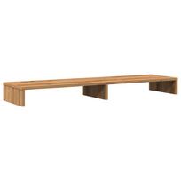 vidaXL Dual Monitor Stand Artisan Oak 100 x 27 x 10 cm Particleboard