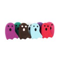 Halloween Ghost Shaped Bath Bombs Set of 6 Bath Fizzies for Relaxation and Skin Care Bath Time Fun One Size black