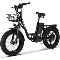 Fat Tire Adult Electric Bike PHILODO T1 750W Motor 48V 20Ah Large Capacity Battery 7-Speed 20  Tires Max Speed 45km/h All Terrain E-Bike juoda