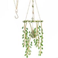 Crystal Suncatchers for Window Hanging Branch Wind Chimes Sun Catchers Rainbows Makers Decors Home Garden Ornament P9YB žalia