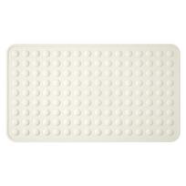 Premium Anti-Odor Non-Slip Durable Bathroom Mat-Soft Skin-Friendly Rubber Minimalist Design Machine-Made Shower Bathtub Mat (Beige,40*71CM&400mm*710mm) smėlis