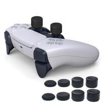 8Pcs Soft Controller Cover Gamepad Silicone Joystick Cap Thumb Stick Grip - Anti-Slip Wear-Resistant for PS5 Xbox Switch 8 Pcs juoda