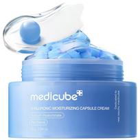 medicube Hyaluronic Acid Capsule Cream | 120H Long-Lasting Hydration, Barrier Care & Calming Daily Facial Moisturizer For All Ski