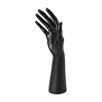 Ilgarankis Manekeno Ranka PVC Apyrankių Laikiklis Daugiafunkcis Laikrodžių Vitrinos Stovas Papuošalų Vitrinos Laikiklis 25cm juoda