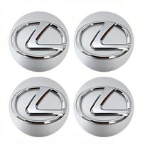 ZRNMU1 4Pcs 62MM Car Emblem Wheel Center Cover Hub Accessories For Lexus F SPORT ES RX NX LS UX LM LX GX LC RZ IS CT GS RC HS SC TX LB 62MM