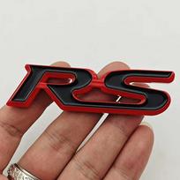 3D ABS Automobilio Raidės Logotipas RS Ženklelis Galinės Bagažinės Lipdukas Sparno Šoninis Emblema Honda Civic City Fit Shuttle Jazz Automobilio Aksesuarai brown