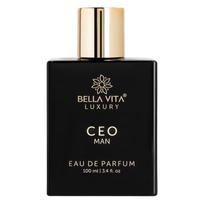 Bella Vita Luxury CEO MAN Eau De Parfum Kvepalai vyrams 100 ml, natūralūs vyriški kvepalai, 100 ml