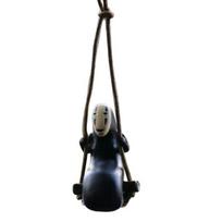 Anime Spirited Away Swinging No Face Man Automobilinis dekoratyvinis pakabukas namų papuošalas gray