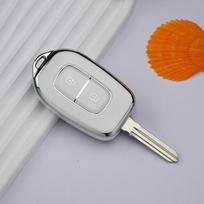 2 mygtukai, skirti „Renault Kwid“ eismo simbolis „Dacia Sandero Logan Duster 2016“, 2017 m. Key case balta