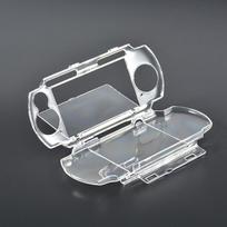 Skaidrus korpusas PSP 2000 3000, skaidrus kietas nešiojimo dėklas, užspaudžiamas apsauginis dėklas, formos Sony Playstation gray