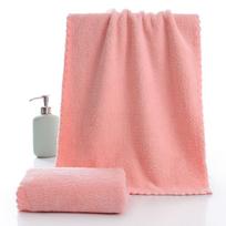 Non-hair Removal Absorbent Soft Towel 30*60cm koralų rožinė spalva