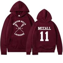 Rudens paauglių Vilkolakis su gobtuvu Beacon Hills Stilinski 24 Lahey McCall Vyriški moteriški mados dizaino megztiniai su gobtuvu Vyriški vilnos gobtuvai S