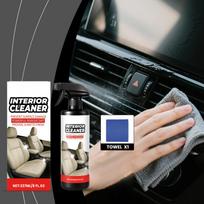 Car Interior Cleaner; Car Foam Cleaner; Car Dirt Cleaner; Fully Applicable To A Variety Of Interiors, Including Carpets And Seats(237ML) One Size