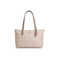 Coach Gallery 36 Klasikinė monograma Užtrauktuku užsegama rankinė Moteriškos rankinės Dulkiškai rožinė CW381-SVPWH Basic Set (Bag+Dust Bag)
