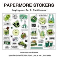 Korean Style Daily Planner Stickers: PaperMore Vol. 2 gray