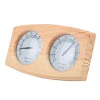 Higrometras Termometras Temperatūros Drėgmės Matuoklis Drėgmės Matuoklis 2 viename Pirties Kambarys Medinis Garų Temperatūros Drėgmės Matuoklis Laikrodis