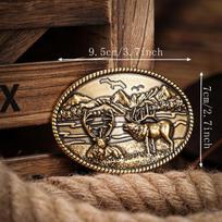Vakarų diržo sagtelė Initial Vintage-Cowboy Rodeo Sidabrinė Didelė Diržo Sagtis Vyrams Moterims