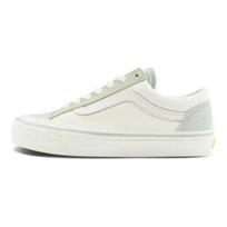Vans Old Skool Reissue 136 Small Earth Round Toe Wear-resistant Breathable Low-Top Unisex Skate Shoes White Green Pink VN000MT6BGK 44.5