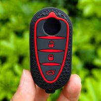 Silikoninis raktų dangtelio laikiklis Alfa Romeo Giulietta Myth Junior 4C Romeo Mito Myth 159 Gto Gta automobiliui Nuotolinio valdymo pulto Automobilio priedai