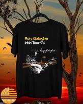 IŠPARDAVIMAS Rory Gallagher Airijos turas 74 Pasirašytas marškinėlis Dydis S5XL S