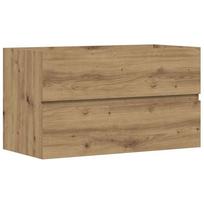 Artisan Oak Washbasin Cabinet 90 x 38.5 x 45 cm Particleboard