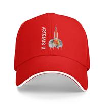 Artemis II SLS Rocket Launch Mission Sandwich Baseball Cap Classic Polyester To The Moon Sun Cap Unisex Women Adjustable Fit Hats Adjustable