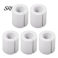 Curtain Spacing Tool 5/10Pcs Spacers EVA Foam Rollers 50/85mm White Shaper Spacer Uniform Rod Attachment Drapes for Home Office S 5pcs