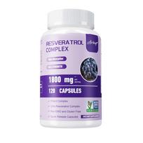 Resveratrol Capsules, High Absorption, 1800mg Per Serving, Suitable for Men and Women, Nutritional Supplement 120*1