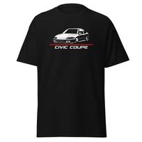 Civic Coupe 1992-1995 Ej1 Stance Streetwear Style Graphic Tee T-Shirt Gift 3XL
