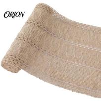 Wear-resistant Table Runner Boho Runner, Rustic Farmhouse Burlap Jute Woven Flat Laying for Dining Kitchen Centerpiece, Coffee Table, Home Decor 160cm