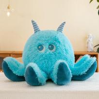 Tokas Octopus Monster pliušinė žaislinė lėlė 22cm   0. 11kg mėlyna