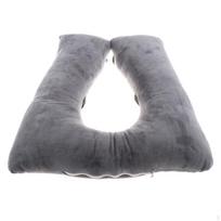 Toilet Seat Cover ,Universal Cushion, Bedside Commode for Disabled Gourd type gray gray