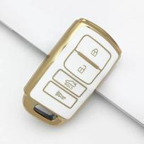 TPU automobilio rakto dėklo dangtelio dangtelis, skirtas KIA Cadenza K9 K7 K-04 Sorento K900 ir naujojo K7 rakto 2013 m. iki 2016 m. 4 mygtukas balta