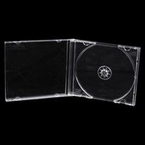 Skaidrus plastikinis vientisas disko dėklas Cd dėklas sustorintas CD DVD diskų dėžutė