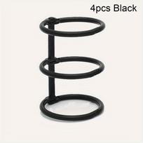 4pcs Loose-leaf Ring Hand Ledger Loose-leaf Book Storage Tool Hand Ledger DIY Metal Ring Buckle juoda