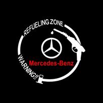 1 vnt. Automobilio degalų bako dangtelio lipdukai Vinilo mados dekoravimo lipdukai, skirti Mercedes Benz A180 A200 W205 E63 AMG 2014 2015 W166 W246 W242 W176 W212 benz balta
