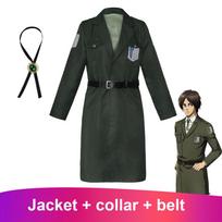 Attacking Giant Windbreaker Hulk Investigation Corps Uniform Cosplay Uniform Army Green Coat XS