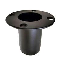 Professional Stage Audios Speaker Stand Top Hat 70mm Diameter Metal Construction Reliable Load Capacity Equipment Mount 1 black