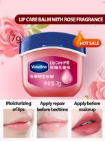 Vaseline Lip Care Balm 7g with Rose Fragrance