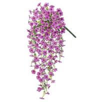 Dirbtinė violetinė vynmedžio gėlė, netikras kabantis violetinis augalas pavasariui, vasarai, patalpoms, laukui, sienai, namams 1pc violetinė