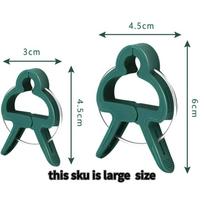 100 vnt. Orchidėjų sodo rinkinys Pomidorų augalų tvirtinimo klipai Plastikiniai klipai 1 pcs Swallow Clip large  size žalia