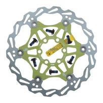 Light weight Heat Dissipation Bike Brake Disc Road Hydraulic Brakes Rotor for Enhancing Braking Efficiency žalia