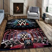 15 dydžių W WWE spausdintas kilimas Dovana imtynių mėgėjams Kilimas Miegamasis Svetainė Sofa Balkonas Daugiafunkcis Keturis sezonus Galima naudoti 40cm x 60cm