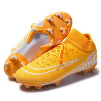 Ronaldo football shoes high top male adult student AG long nails female children artificial grass TF broken nails professional spot 35