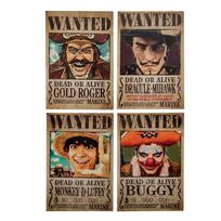 1Set One Piece Officially Licensed Wanted Posters Title Sequence Fridge Magnets For Locker Decorative Alloy Magnetic Ornaments