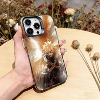 My Hero Academia Katsuki Bakugo  Phone Case For iPhone 17,16,15,14,13,12,11 Plus,Pro Max,XS,Colorful Silver Black Cover iPhone17ProMax