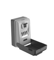 Large Capacity Key Lock Box for Outside Waterproof 12-Digit Combination Resettable Wall Mount for Home Garage Office (Black,Aluminum Alloy) juoda