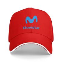 Movistar Beisbolo Kepuraitė Memos Dizainas Spausdinimas Trucker Kepuraitė Vasarinė FeUnisex Unisex Lauko Sporto Salė Snapback Kepuraitė One Size red